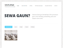 Tablet Screenshot of gaunjogja.com